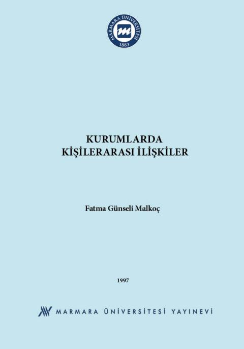 Kurumlarda Kişilerarası İlişkiler